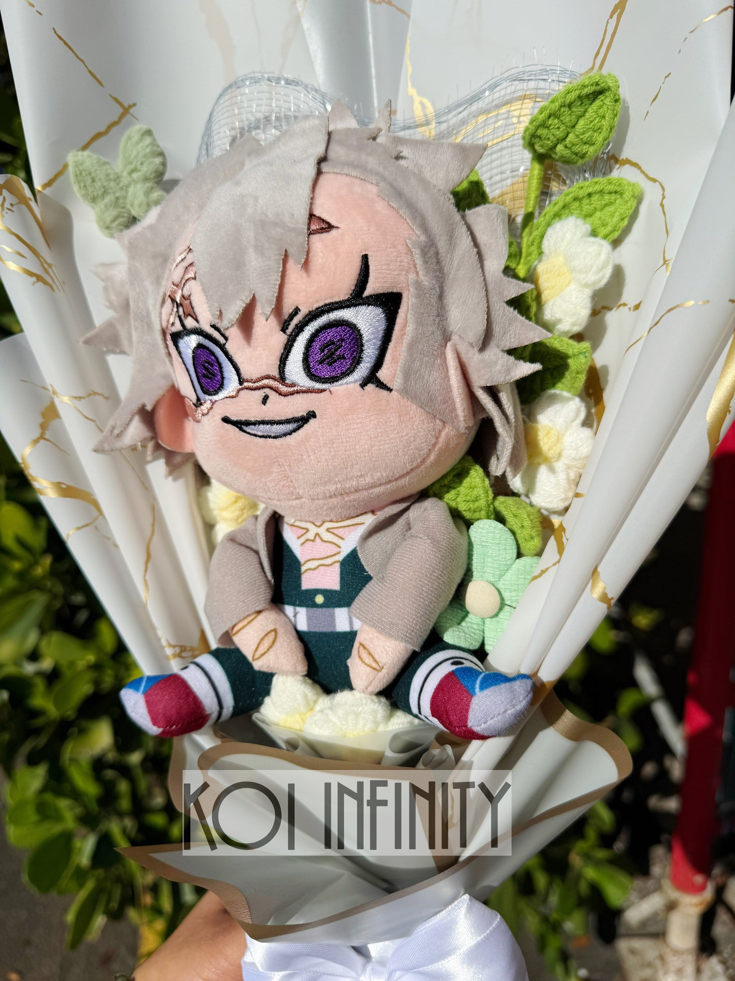 Sanemi Wind Hashira Demon Slayer Plush Bouquet