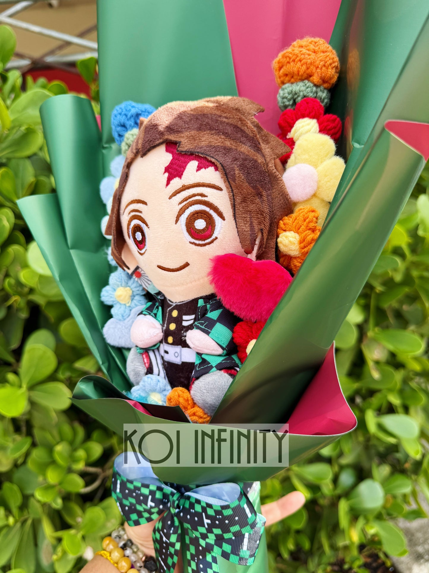 Tanjiro Demon Slayer Plush Bouquet