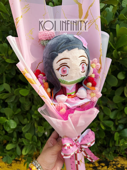 Nezuko Demon Slayer Plush Bouquet