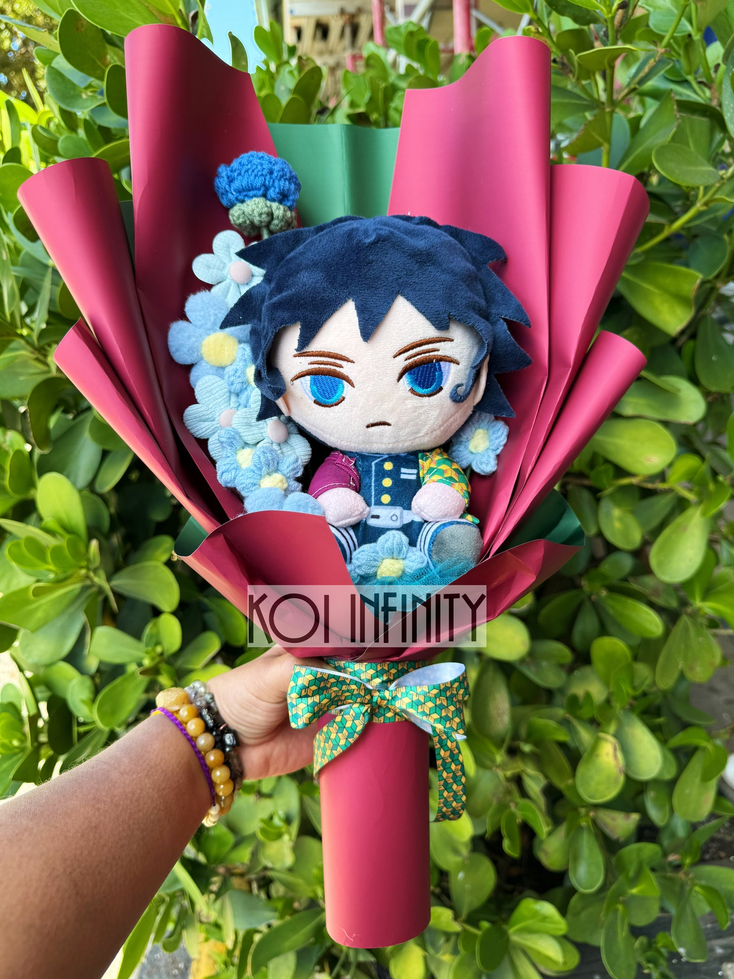 Giyu Tomioka Hashira Demon Slayer Plush Bouquet