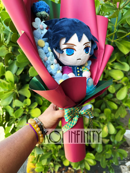 Giyu Tomioka Hashira Demon Slayer Plush Bouquet