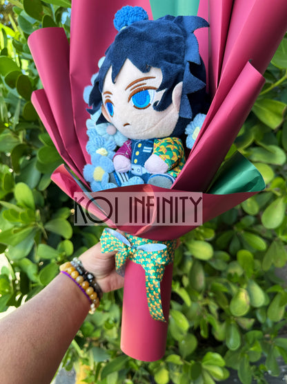 Giyu Tomioka Hashira Demon Slayer Plush Bouquet