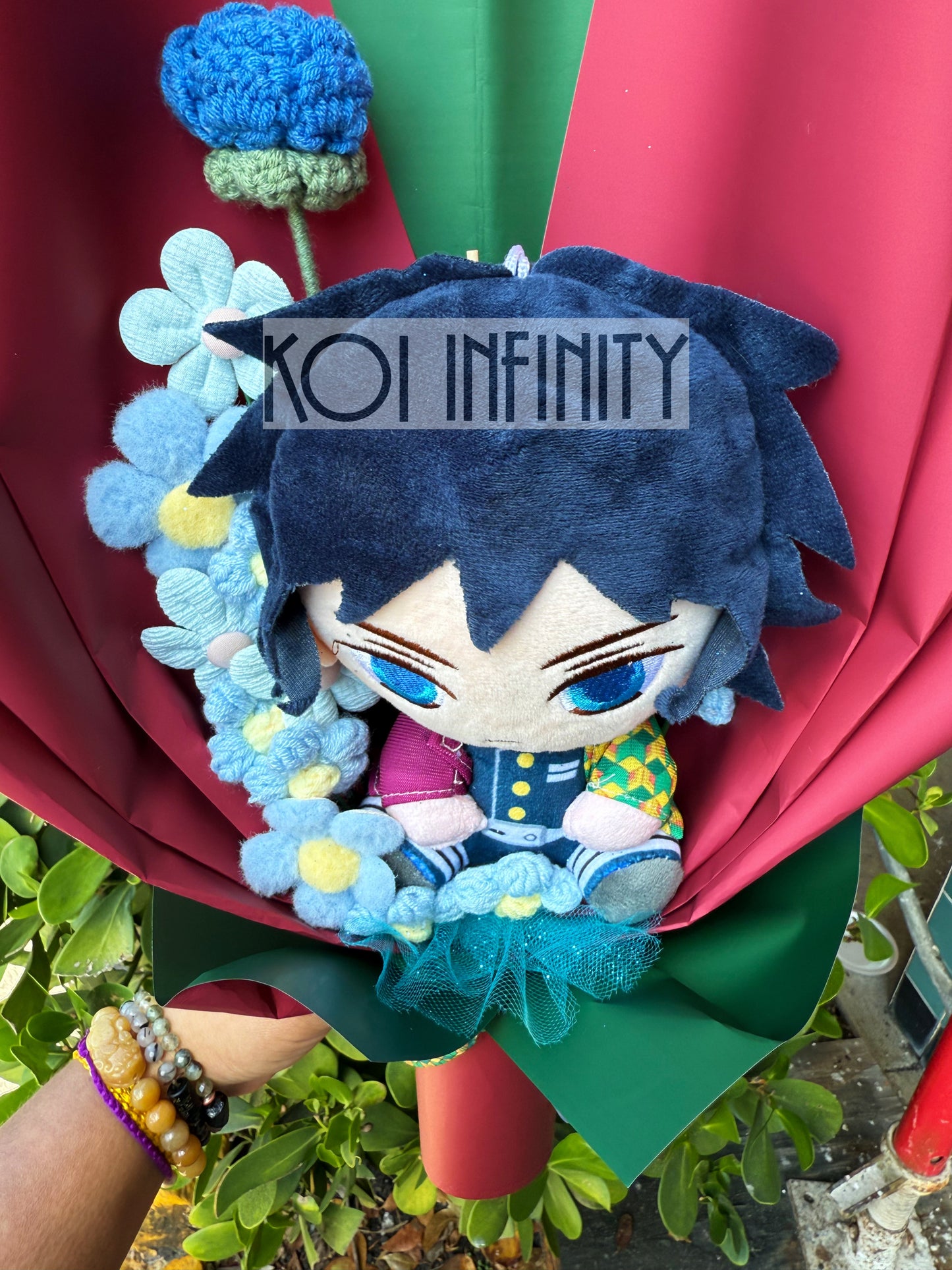 Giyu Tomioka Hashira Demon Slayer Plush Bouquet