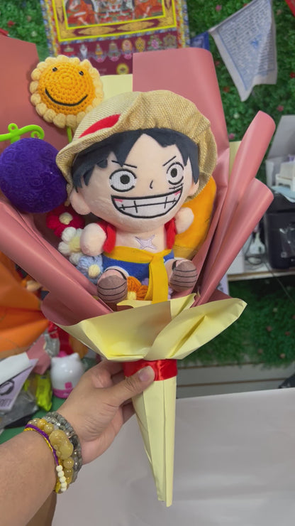 One Piece Luffy Plush Bouquet